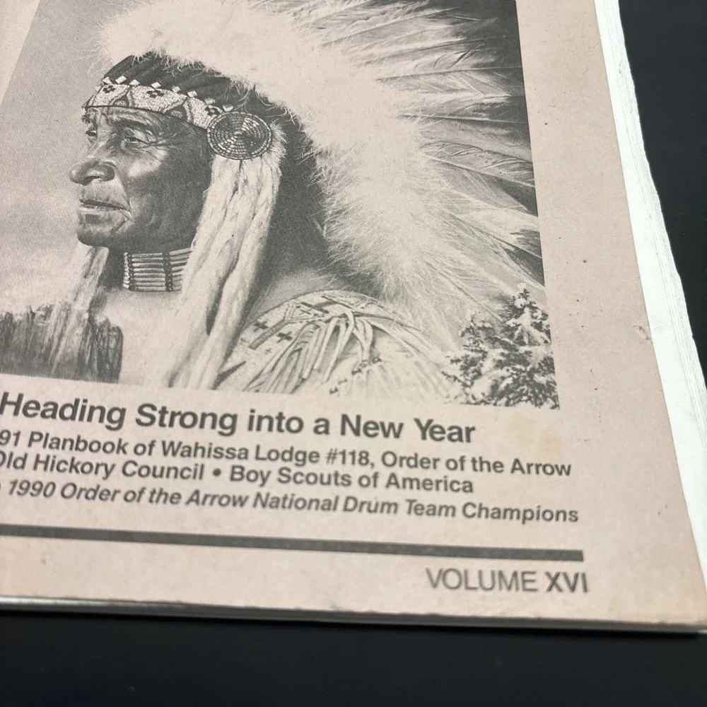 1991 Witschindin Wahissa Lodge 118 Order of the Arrow BSA Planbook OA Vintage